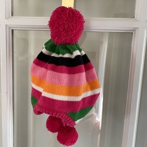 Girls Gymboree Cheery all the Way Pom Hat